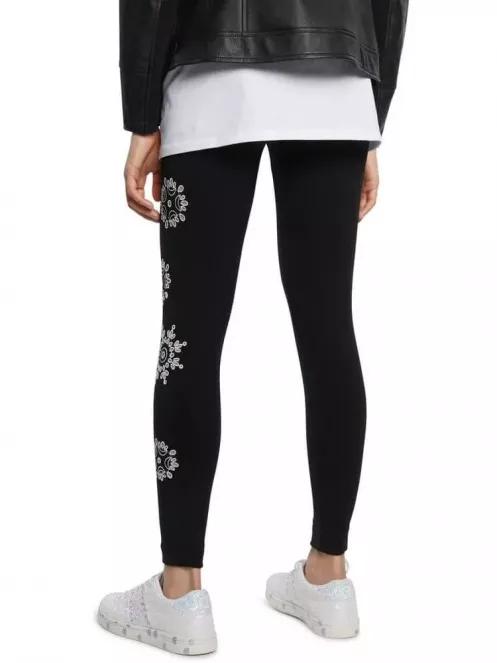 Desigual Legging Mandala Swiss Embro női leggings fekete színben 3