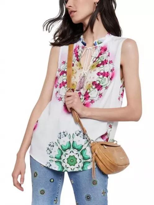 Desigual Blus Rosen női blúz fehér színben 2