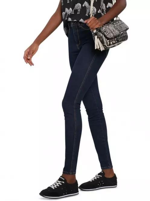 Desigual Denim 2Skin Ii női farmernadrág sötétkék színben 2