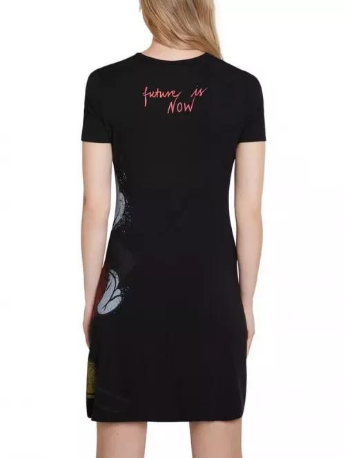 Desigual Vest Mickey női ruha fekete színben 4