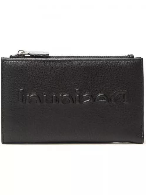 Desigual MONE EMBOSSED HALF EMMA női pénztárca fekete színben 2
