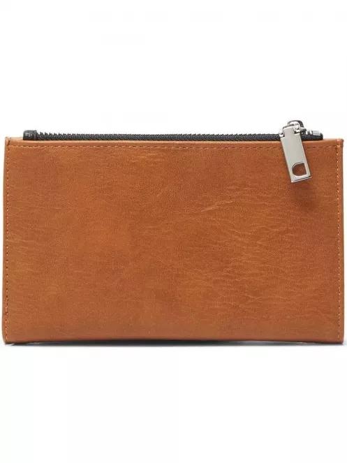 Desigual MONE EMBOSSED HALF EMMA női pénztárca barna színben 3