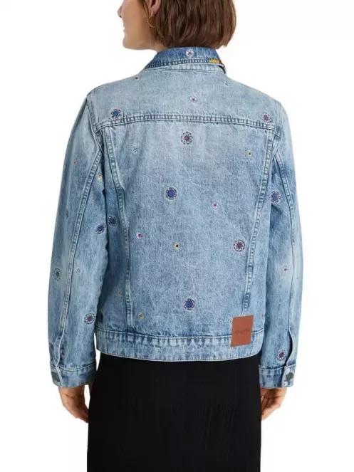 Desigual CHAQ JULIETA női farmerdzseki világoskék színben 3