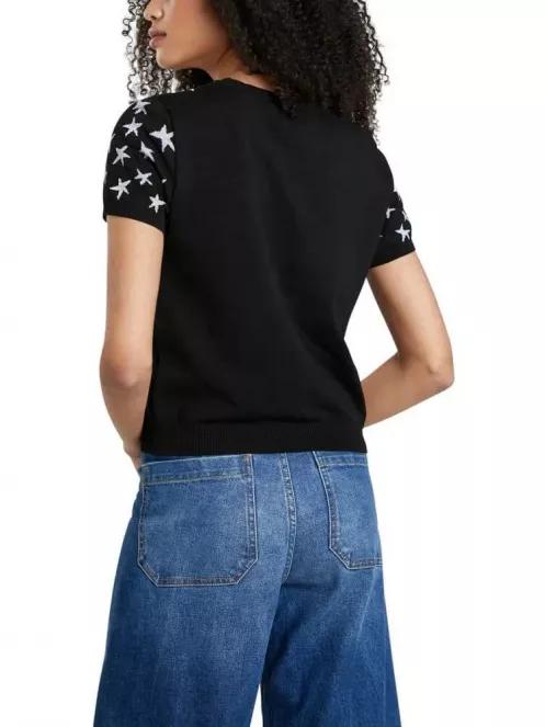 Desigual TS HUG A TREE női rövid ujjú póló fekete színben 3