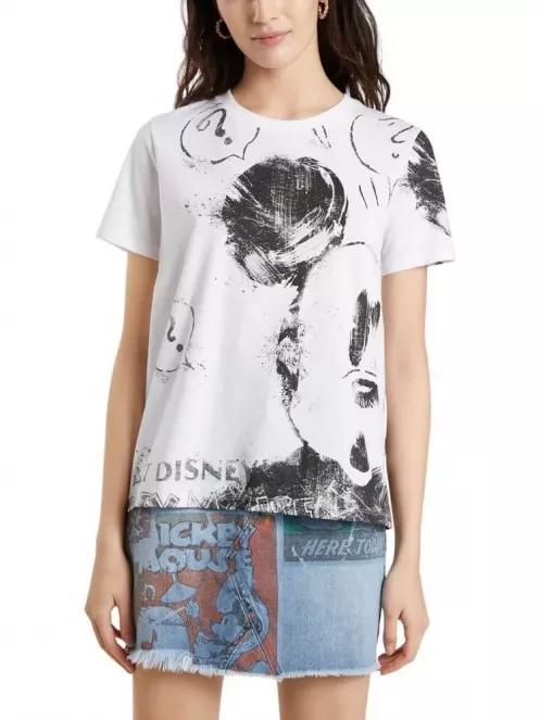 Desigual TS MICKEY női rövid ujjú póló fehér színben 2