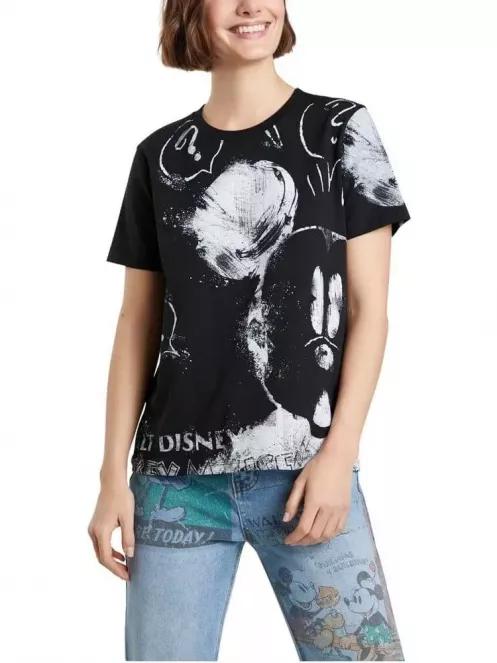 Desigual TS MICKEY női rövid ujjú póló fekete színben 2