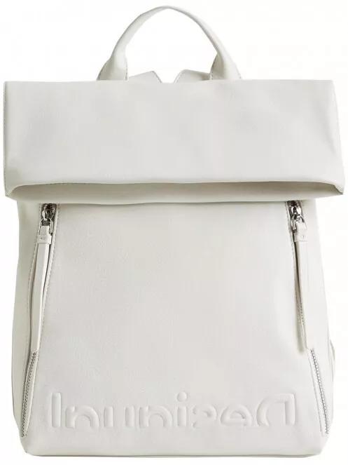 Desigual Back Half Logo Nerano 2.0 női hátizsák fehér színben 2