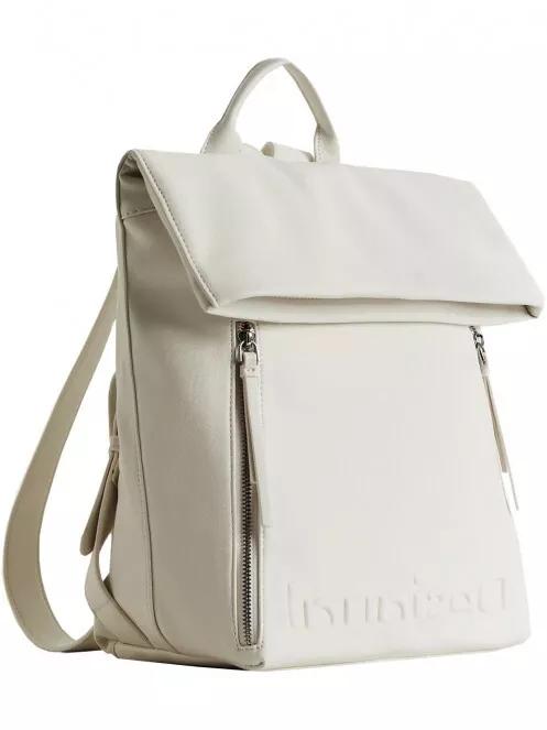 Desigual Back Half Logo Nerano 2.0 női hátizsák fehér színben 4