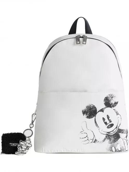 Desigual Back Mickey Mombasa 2Zippers női hátizsák fehér színben 2