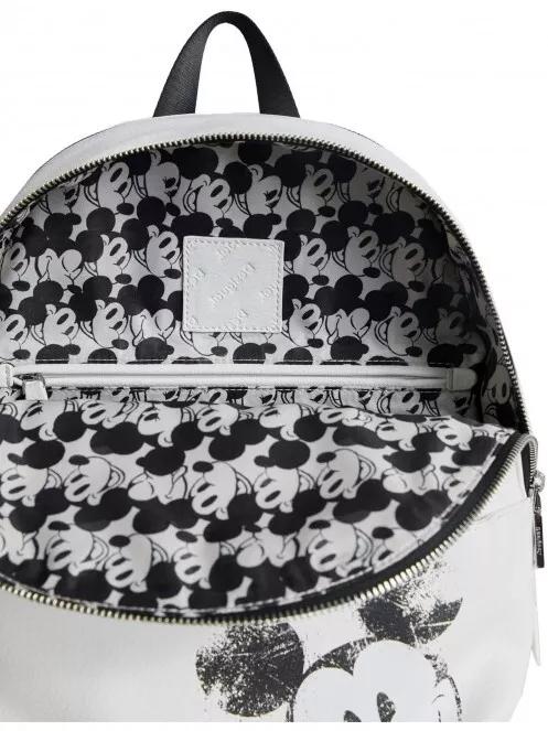 Desigual Back Mickey Mombasa 2Zippers női hátizsák fehér színben 5