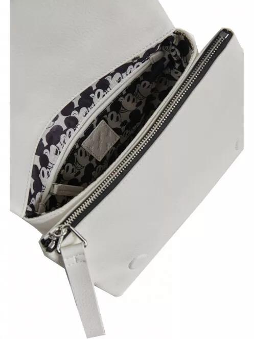 Desigual Bols Mickey Dortmund Flap női táska fehér színben 5