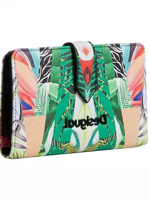 Desigual Mone Virtual Pink Pia Medium női pénztárca multikolor színben 4