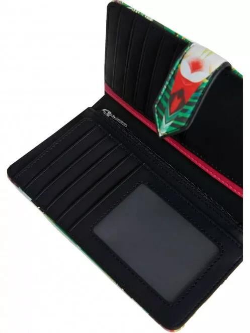 Desigual Mone Virtual Pink Pia Medium női pénztárca multikolor színben 5