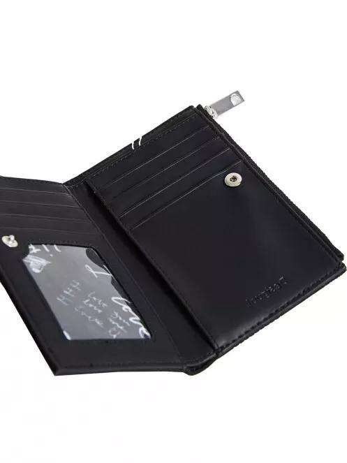 Desigual Mone Tris Tras Emma női pénztárca fekete színben 5