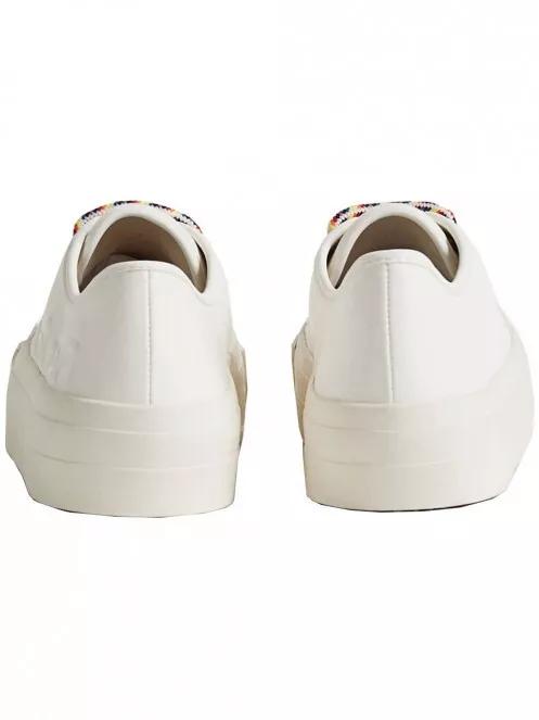Desigual Shoes Street Half Logo női utcai cipő fehér színben 4