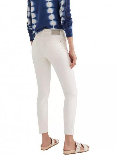 Desigual Denim Basic Core női farmernadrág fehér színben 3