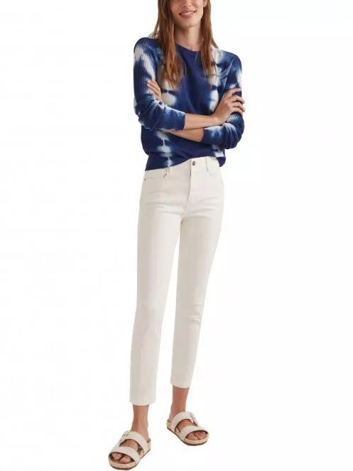 Desigual Denim Basic Core női farmernadrág fehér színben 4