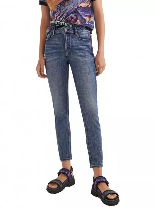 Desigual Denim Basic Core női farmernadrág kék színben 2