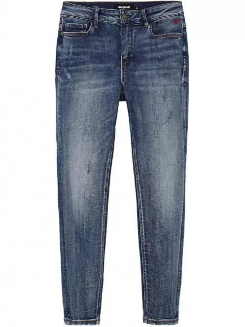 Desigual Denim Basic Core női farmernadrág kék színben 6