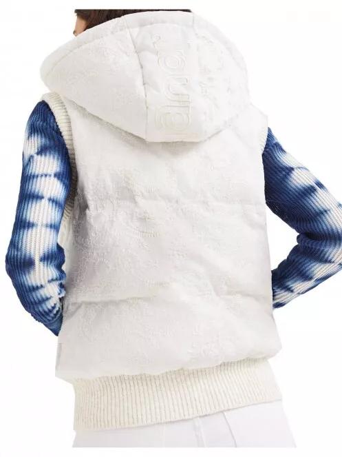 Desigual Padded New Bern női mellény fehér színben 3