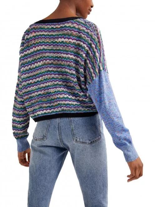 Desigual Jers Crepusculo női kardigán kék színben 3