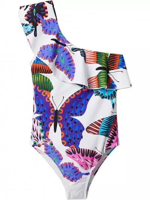 Desigual Swim Ariel női fürdőruha fehér színben 5