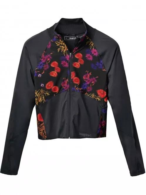 Desigual Sweat Tenis női hosszú ujjú sport póló fekete színben 5