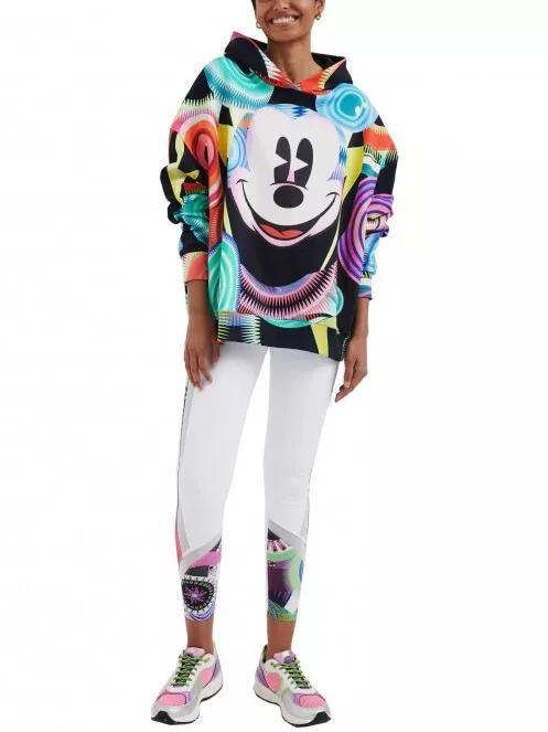 Desigual Sweat Mickey Psicodelic női kapucnis pulóver multikolor színben 4