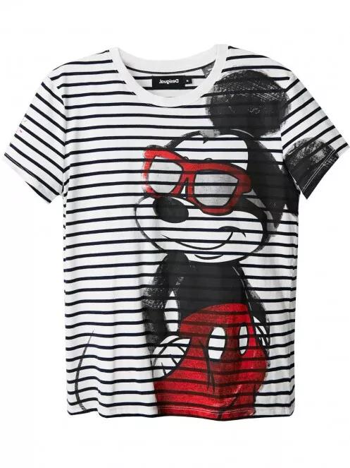 Desigual Ts Mickey Vida Chula női rövid ujjú póló fehér színben 5