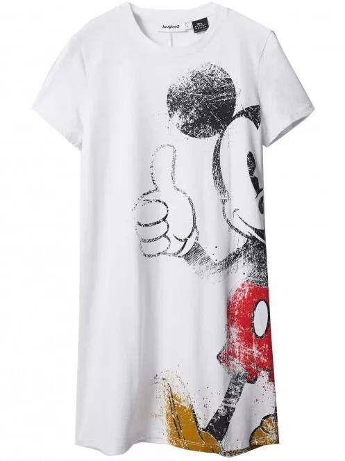 Desigual Vest My Mickey női ruha fehér színben 2