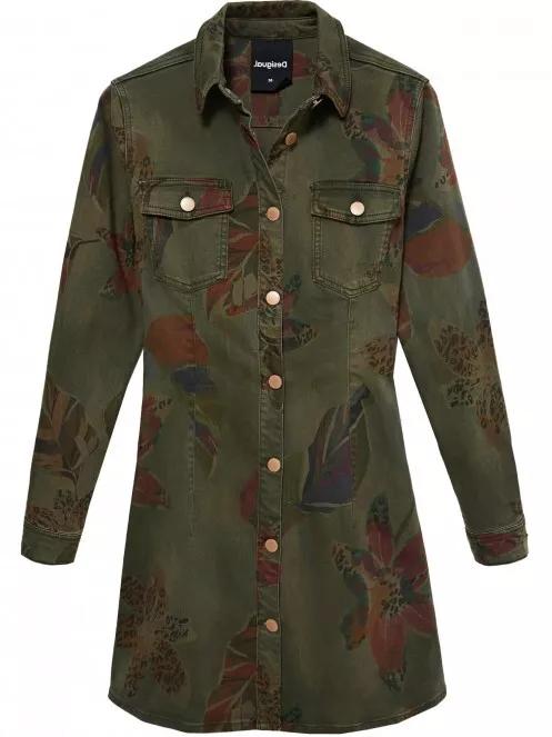 Desigual Vest Budapest női ingruha oliva színben 5