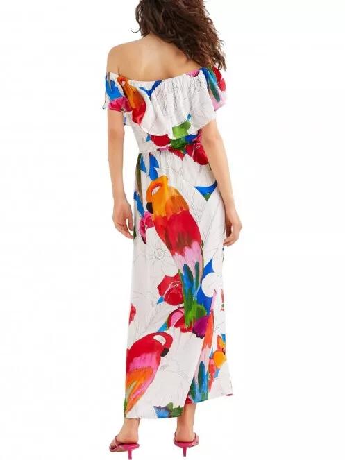 Desigual Vest Pahoa női maxiruha fehér színben 3