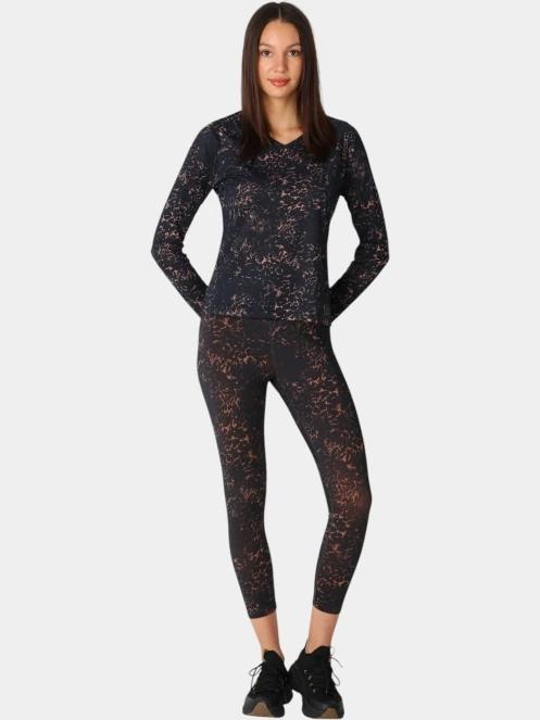 Rukka Rukka Myllyoja Print női leggings fekete színben 5