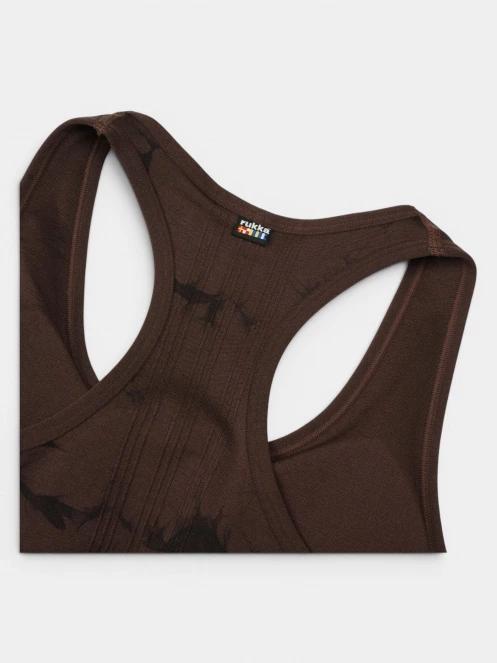 Rukka Rukka Majaus Print női sportmelltartó fekete színben 10