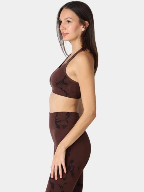 Rukka Rukka Majaus Print női sportmelltartó fekete színben 3
