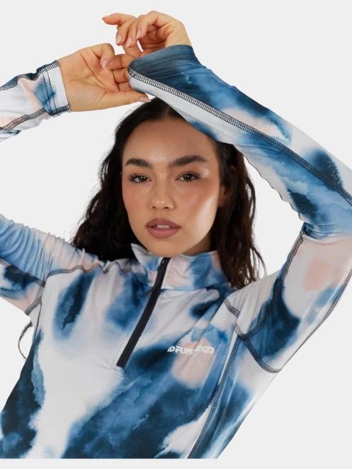 Fundango Yade II Baselayer Top női aláöltöző felső kék színben 7