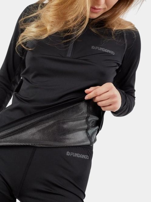 Fundango Yaris Thermo II Baselayer Bottom női aláöltöző nadrág fekete színben 6