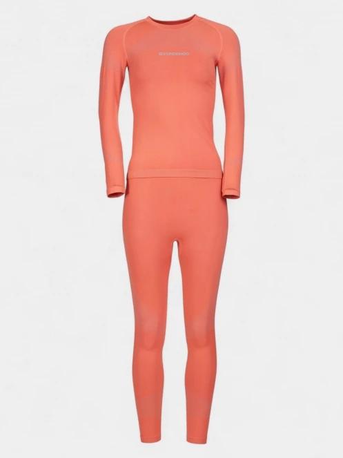 Fundango Seamless Baselayer Set női aláöltöző szett rózsaszín színben 9