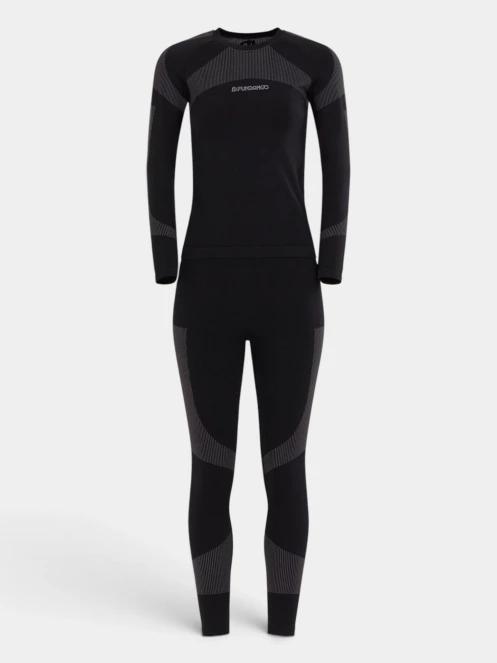 Fundango Seamless Baselayer Set női aláöltöző szett fekete színben 9