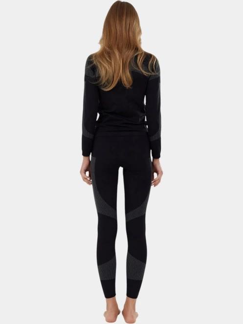 Fundango Seamless Baselayer Set női aláöltöző szett fekete színben 3