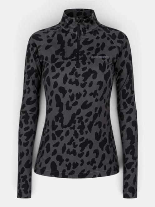 Fundango Yade III Baselayer Top női aláöltöző felső fekete színben 9