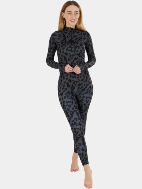 Fundango Yade III Baselayer Top női aláöltöző felső fekete színben 4