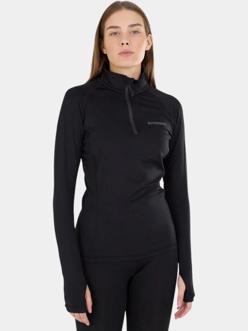 Fundango Yade Thermo III Baselayar Top női aláöltöző felső fekete színben 2