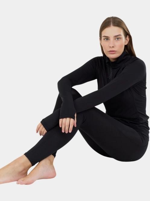 Fundango Yade Thermo III Baselayar Top női aláöltöző felső fekete színben 5