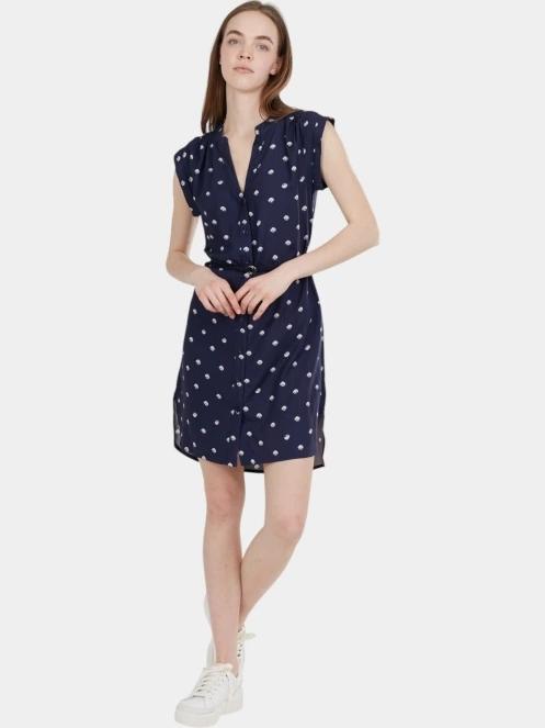 Fundango Mona Dress női ruha sötétkék színben 4