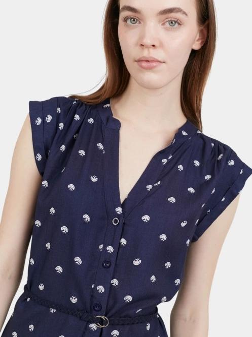 Fundango Mona Dress női ruha sötétkék színben 6