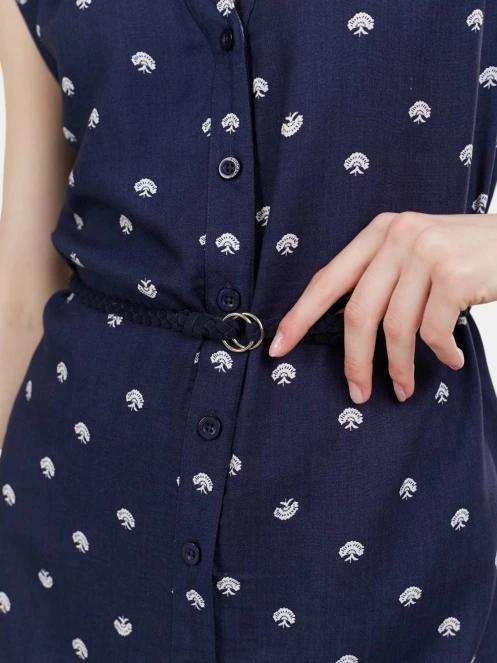 Fundango Mona Dress női ruha sötétkék színben 8