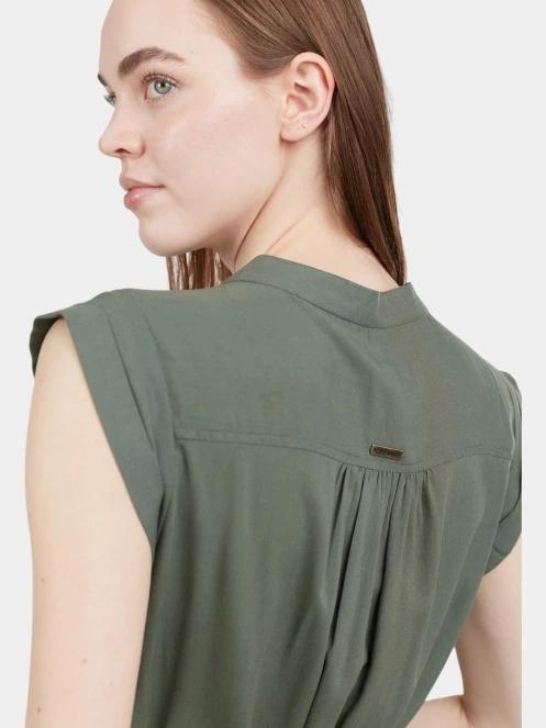 Fundango Mona Dress női ruha oliva színben 7