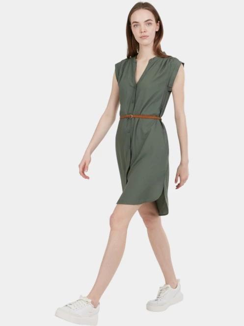 Fundango Mona Dress női ingruha oliva színben 4