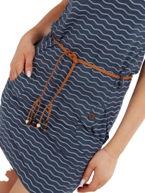 Fundango Sagitta Dress női ruha sötétkék színben 6
